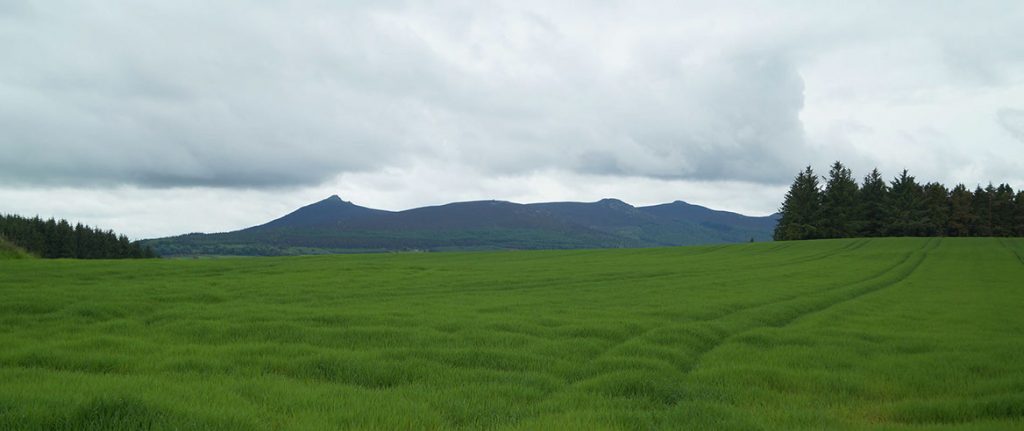 Bennachie, Scozia, probabile sito della battaglia del monte Graupio